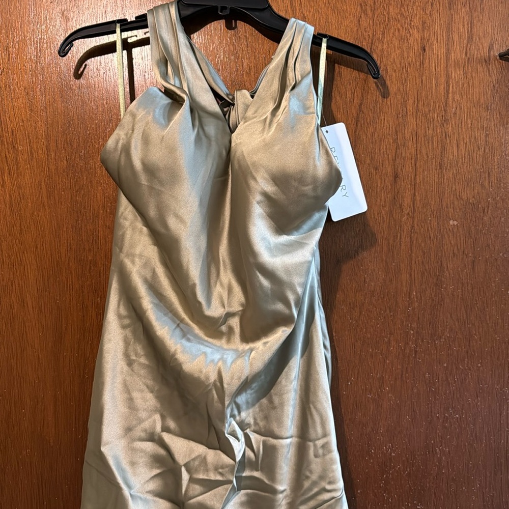 Revelry Bridesmaid satin gown